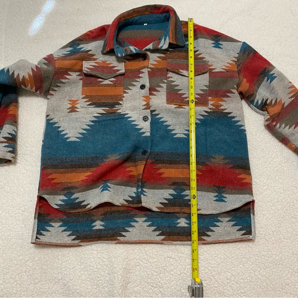 Oversized Multi-Color Jacket - Picture 8 of 9